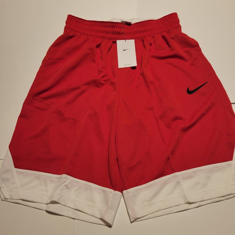 Men's Basketball Shorts Nike Dri-FIT Icon Red/White Medium
